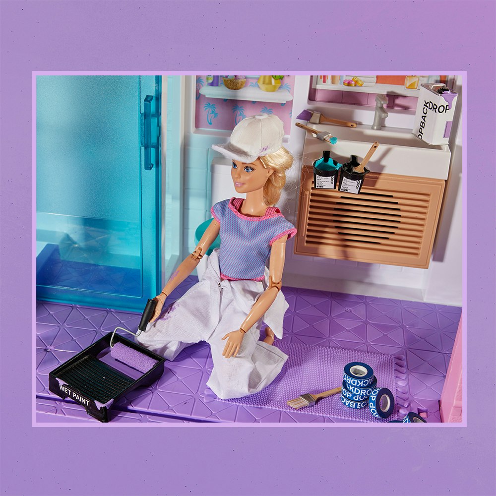 barbie dreamhouse purple