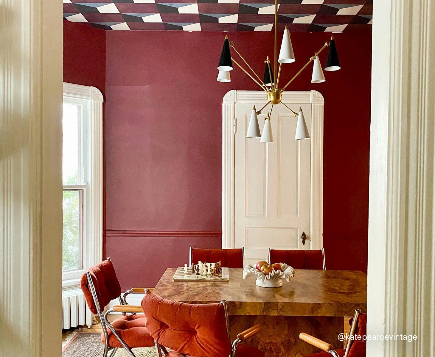 Interior Paint Red Semi-Gloss Paint