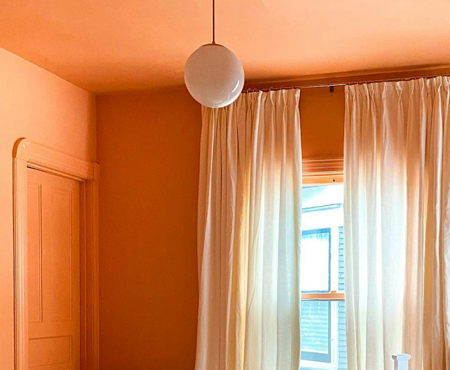Interior Paint Orange Semi-Gloss Paint
