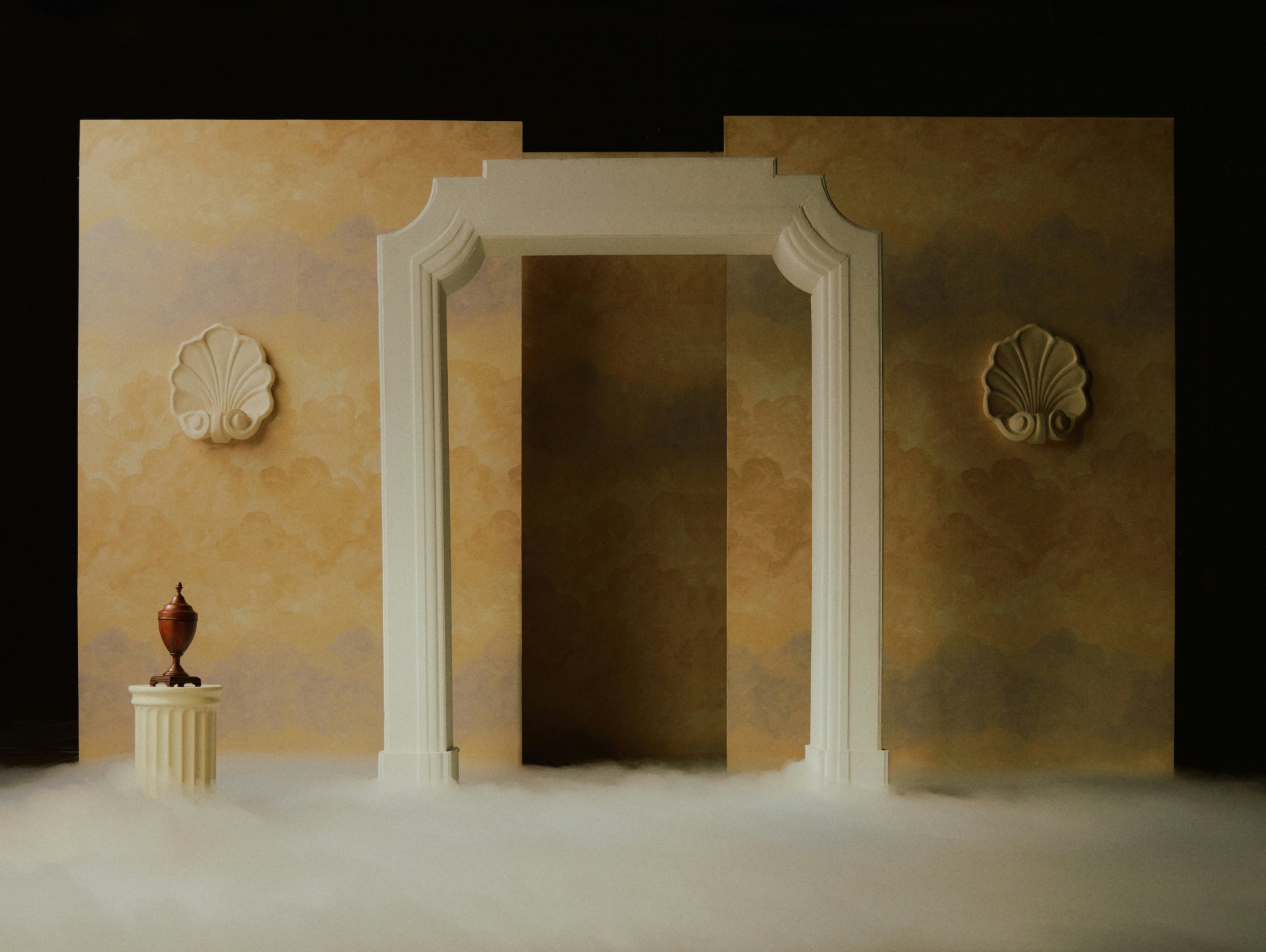 A showcase of Painted Sky wall coverings design