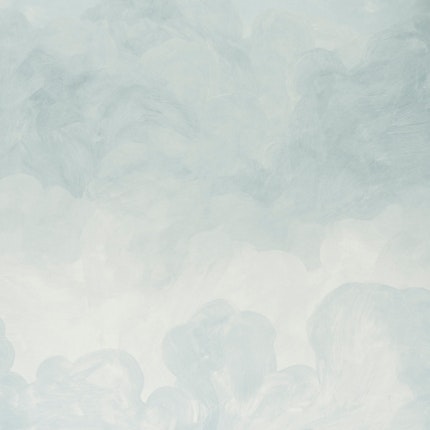 PAINTED SKY - AIR A detail of PAINTED SKY - AIR wallcoverings design by Xavier Donnelly